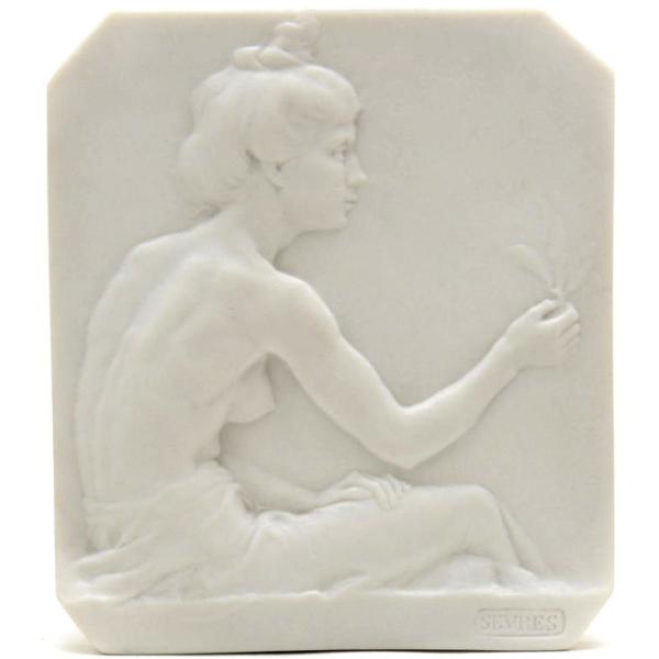�y�󏭁z�Z�[�u��(Sevres) ���� ���蕨 �Ԃ�������(����:10.5cm)�������� 1906�N:Henri-Alfred-Auguste DUBOIS��y�Z�[�u�����������璼�ڔ����t���z��������