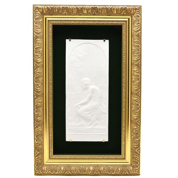 �y�󏭁z�Z�[�u��(Sevres) ���� ���蕨 �������A(��z)(����:34cm)�󕂂����� 1907�N:Frederic de VERNON��y�t�����X�����Z�[�u�����������璼�A���z��������