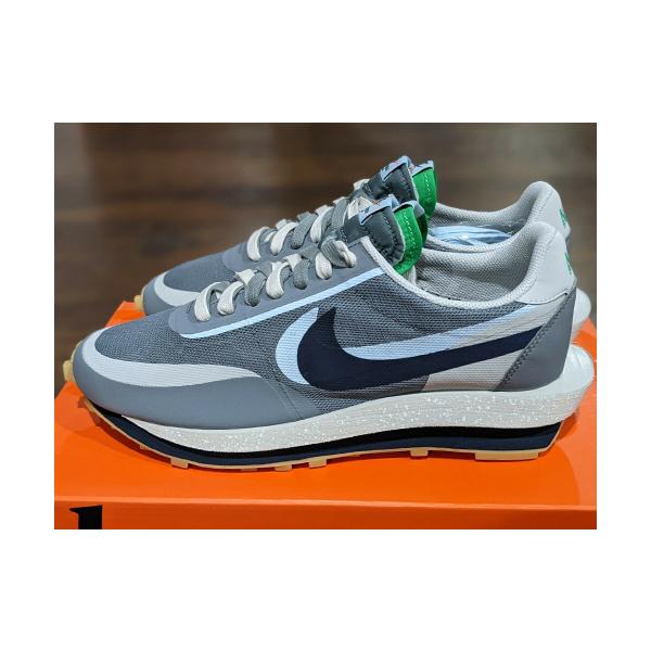 22.5cm DH3114-001 NIKE LDWAFFLE sacai CLOT Cool Grey ナイキ LD