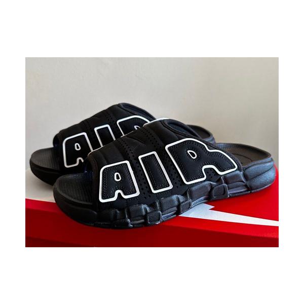 30cm DV2137-001 NIKE AIR MORE UPTEMPO SLIDE Black ナイキ エア モア 