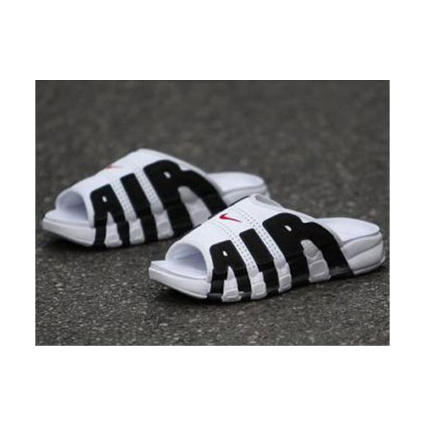 31cm FB7818-100 NIKE AIR MORE UPTEMPO SLIDE White and Black ナイキ 
