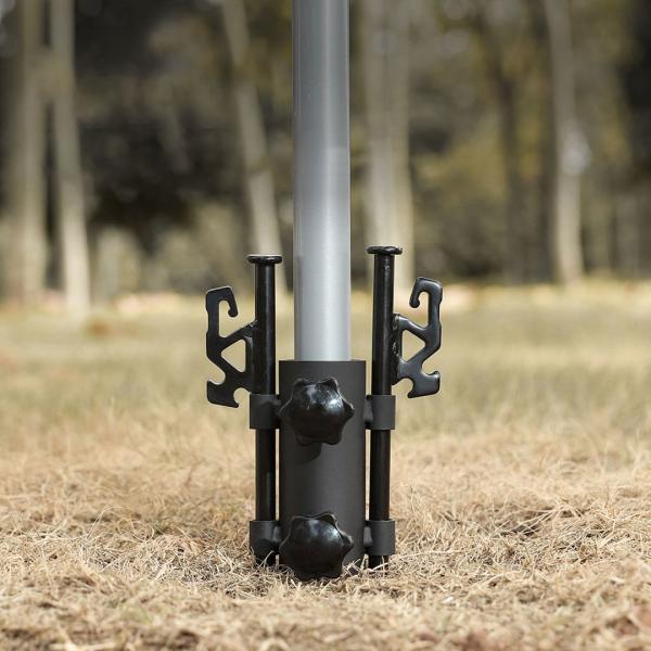 ---------------------------------------'サイズ：約100x34mm重量：約190g材質：鋼対応ポールサイズ：22-34ｍｍ※ペグ別売'---------------------------------...