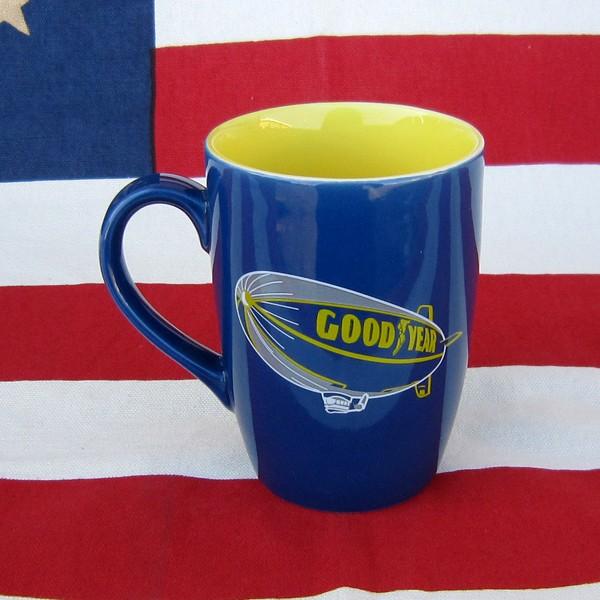 GOOD YEAR グッドイヤー マグカップ 飛行船 陶器製 セラミックマグ