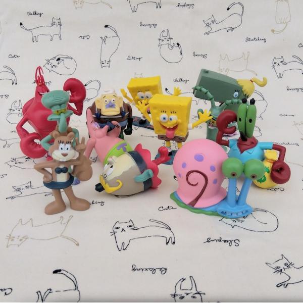 スポンジボブ PVCフィギュア 12個セット アメリカキャラクター