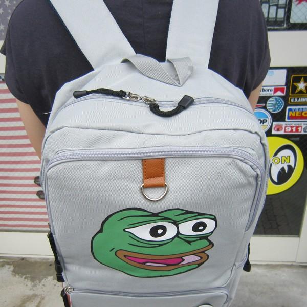 カエルのペペ バックパック 笑顔 グレー Pepe The Frog カエルのpepe リュックサック 面白い メンズ レディース ポケット多い 中高生 大学生 ファッション Buyee Buyee Japanischer Proxy Service Kaufen Sie Aus Japan