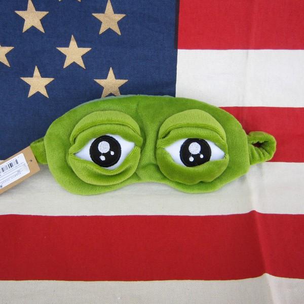 レターパックプラス対応 カエルのぺぺ アイマスク Pepe The Frog カエルのpepe 快眠グッズ 快適グッズ 旅行小物 旅行用品 ぬいぐるみアイマスク Kp 014 アメリカン雑貨hermit ハーミット 通販 Yahoo ショッピング