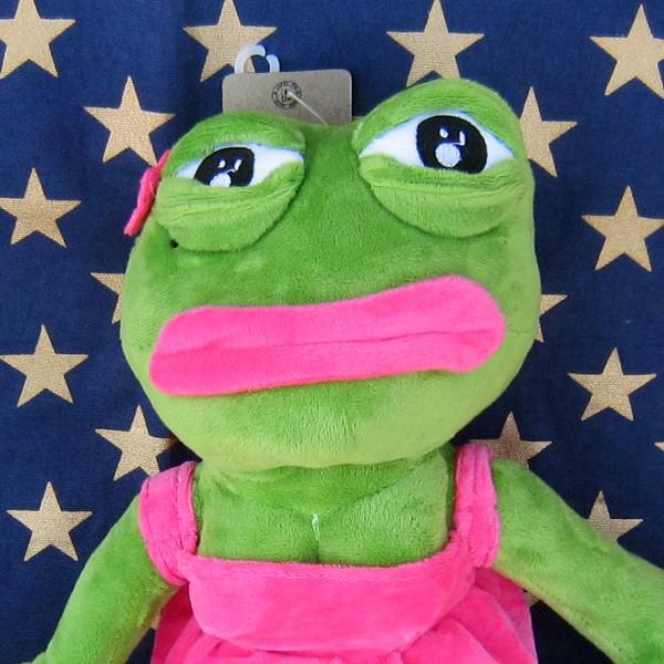 カエルのペペ ぬいぐるみ ガール Pepe The Frog カエルのpepe 40cm 大きめサイズ インテリア カエルのペペの女の子 レディース キッズ 子供 中高生 大学生 Buyee 日本代购平台 产品购物网站大全 Buyee一站式代购 Bot Online