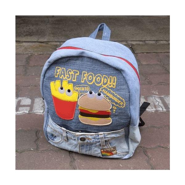 ハンバーガー ポテト リメイクデニム デイバッグ 子供用 キッズ 男児 女児 Used ユーズド ジーンズ使用 バックパック リュックサック 可愛い アップリケ Buyee Buyee 提供一站式最全面最專業現地yahoo Japan拍賣代bid代拍代購服務 Bot Online