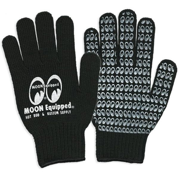 レターパックプラス対応 MOONEYES ムーンアイズ ワークグローブ MOON EQUIPPED 手袋 軍手 滑り止め手袋 作業手袋 オシャレ 男女兼用 アウトドア メンズ手袋