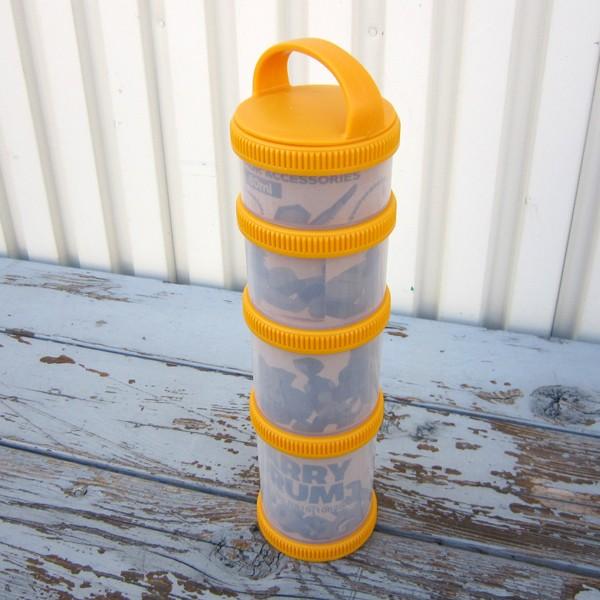 キャリードラム Sサイズ イエロー コンテナ 小物入れ 小物収納 積み重ね可能 半透明 クリア Diy ガレージ キッチン アクセサリー入れ パーツボックス 手持ち付き R815 1062syl アメリカン雑貨hermit ハーミット 通販 Yahoo ショッピング