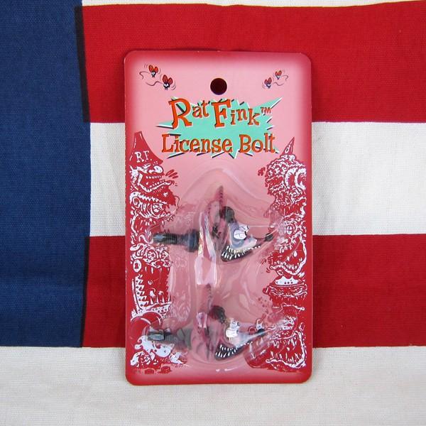 レターパックプラス対応 Rat Fink ラットフィンク ライセンスボルト ピンク 車ナンバープレートボルト カー用品 カーアクセサリー ドレスアップ用品 Raf264pk アメリカン雑貨hermit ハーミット 通販 Yahoo ショッピング
