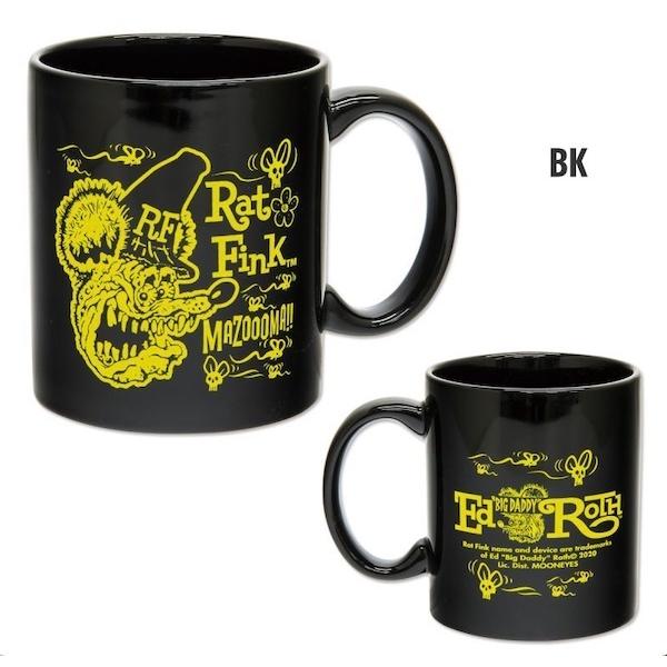 Rat Fink ラットフィンク スーパー マグカップ ブラック コーヒーマグ 陶器製 325ml 食器 キッチン雑貨 日用雑貨 手持ち付き メンズ レディー ス オシャレ Raf574bk アメリカン雑貨hermit ハーミット 通販 Yahoo ショッピング