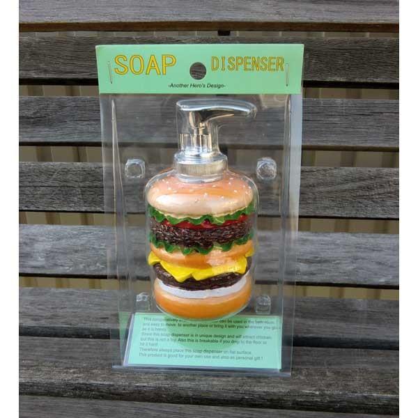 ハンバーガー ソープディスペンサー 空容器 詰め替え用 衛生用品 衛生