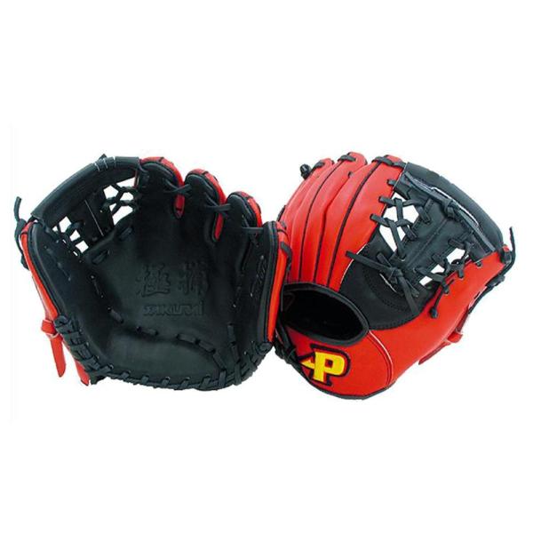 Promark プロマーク 野球グラブ グローブ 硬式 軟式兼用 トレーニンググラブ ブラック レッドオレンジ Tg