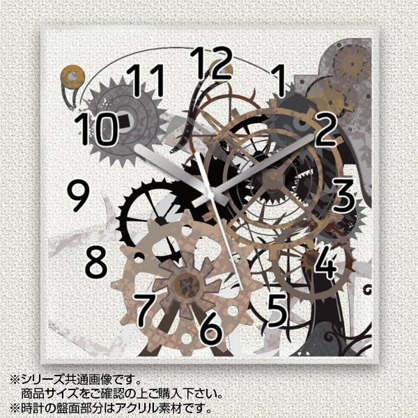 Myclo マイクロ 壁掛け時計 アクリル素材 クリア 四角 30cm 機械 歯車 Com707 キャンセル返品不可 エルモッサ 通販 Yahoo ショッピング