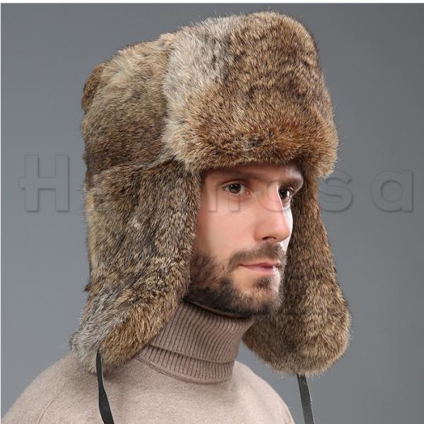 毛皮帽子 ロシア帽 メンズ フライトキャップ パイロット ウサギファー 防寒 18秋冬 あったか 耳あて付き 大きいサイズ 厚手 アウトドア おしゃれ 送料無料 Buyee Servicio De Proxy Japones Buyee Compra En Japon