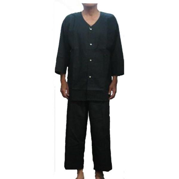 【シャツのみ】 ダボシャツ 1800 日本製 黒 ３Ｌ ビッグサイズ 綿100％