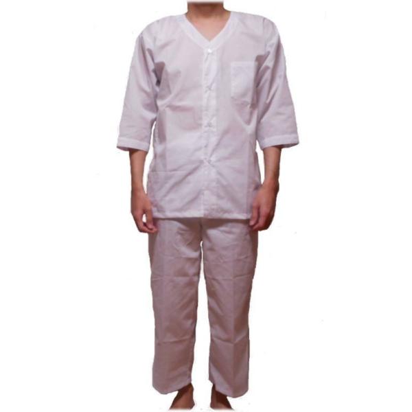 U☆MI  ダボシャツ上下白Mと3L寸　T/C 楽天市場】ダボシャツ上下 白の通販