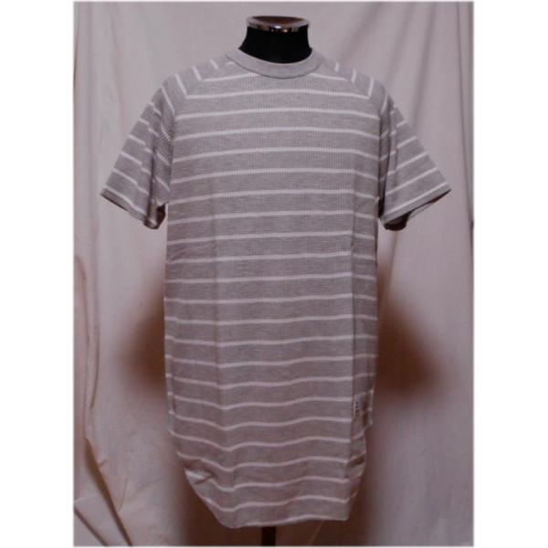 JEMORGAN サーマル ボーダーＴシャツ 半袖 14.グレイ Ｍ・Ｌサイズ 7052-326 ジェーイーモーガン