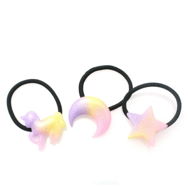 ヘアゴム オーロララメダイカットプレート I57- 子供 大人