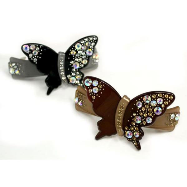 butterfly バレッタ □□バタフライバレッタV32- : アクセサリーのヒロインスタイル - 通販