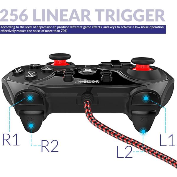 Gamewill Nintendo Switch対応 任天堂 Switch コントローラー ゲームコントローラー 連射機能搭載 3m有線 Morenotafurt Com