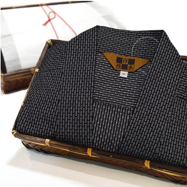 プレゼント 父の日 ギフト 作務衣 メンズ 男性 さむえ 上下セット 木箱 竹籠 入り 刺子 ルームウェア 部屋着 父の日ギフト 父の日プレゼント Prettyfunnyballoons Com