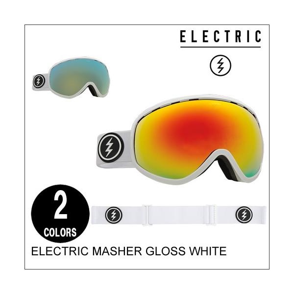 ELECTRIC エレクトリックゴーグル ジャパンフィット MASHER GLOSS WHITE 2色 スノーボード ゴーグル