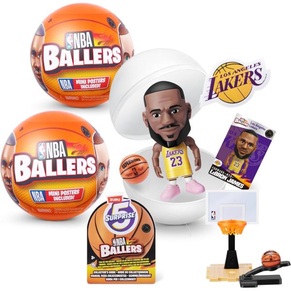 NBA Ballers レアフィギュア ５体 ZURU 【並行輸入品】5 Surprise NBA Ballers Series 1