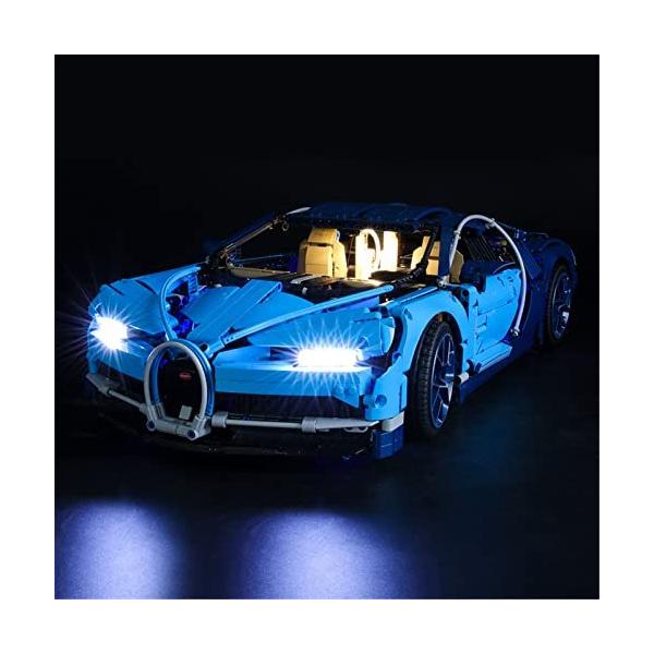 BRIKSMAX Led Lighting Kit for Bugatti Chiron ー Compatible with Lego 42083 B