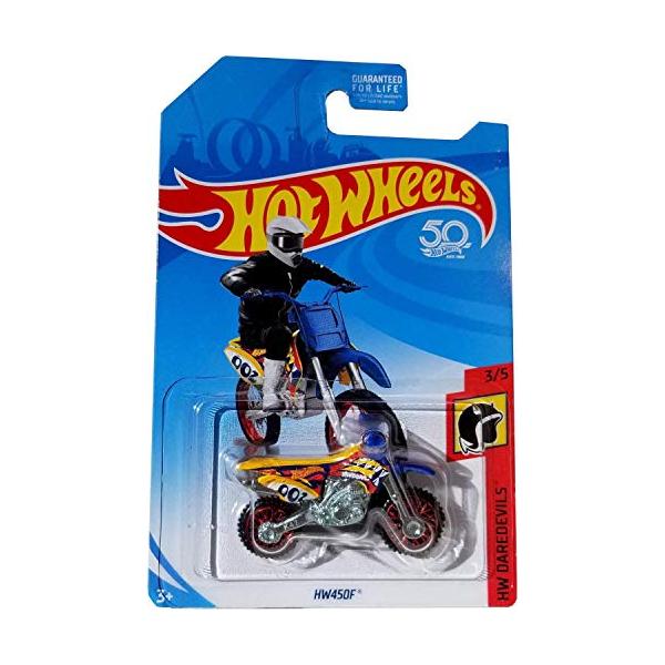 Hot Wheels ホットウィール 2018 50th Anniversary HW Daredevils HW450F (Dirt Bike),  :YS0000028736524101:HexFrogs 通販 