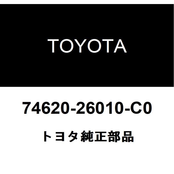 トヨタ（TOYOTA） トヨタ純正 アシストグリップASSY RR 74620-26010-C0
