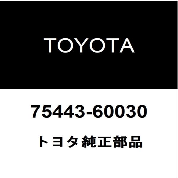 トヨタ（TOYOTA） トヨタ純正 ランドクルーザー80 バックエンブレム