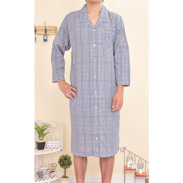 肌にやさしい綿100 ダブルガーゼギンガム スリーパー 前開き 長袖 春 秋に ワンピース メンズ 入院 ホテルパジャマ ネグリジェ Sale Buyee Buyee Japanese Proxy Service Buy From Japan Bot Online