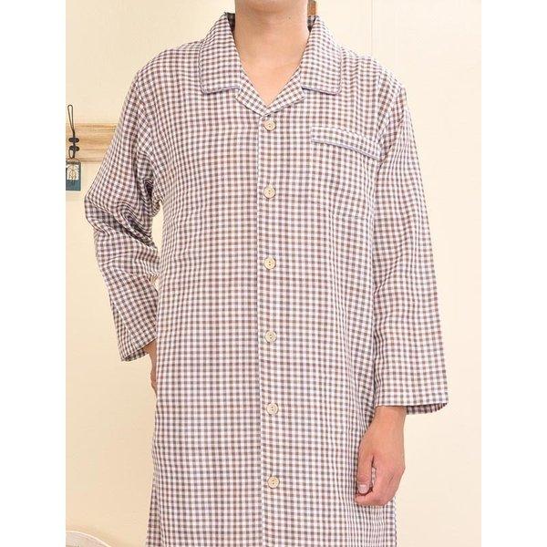 肌にやさしい綿100 ダブルガーゼギンガム スリーパー 前開き 長袖 春 秋に ワンピース メンズ 入院 ホテルパジャマ ネグリジェ Sale Buyee Buyee Japanese Proxy Service Buy From Japan Bot Online