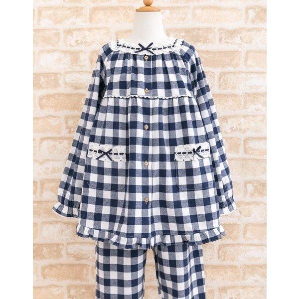 パジャマ キッズ 女児 前開き 春 秋 130 140 150 160cm サイズ 女の子 長袖 子供ナイトウェア 綿100 ネル地チェック Buyee Buyee Japanese Proxy Service Buy From Japan Bot Online
