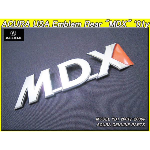 YD1【ACURA】アキュラ純正USエンブレム-リアMDXマーク/USDM北米仕様