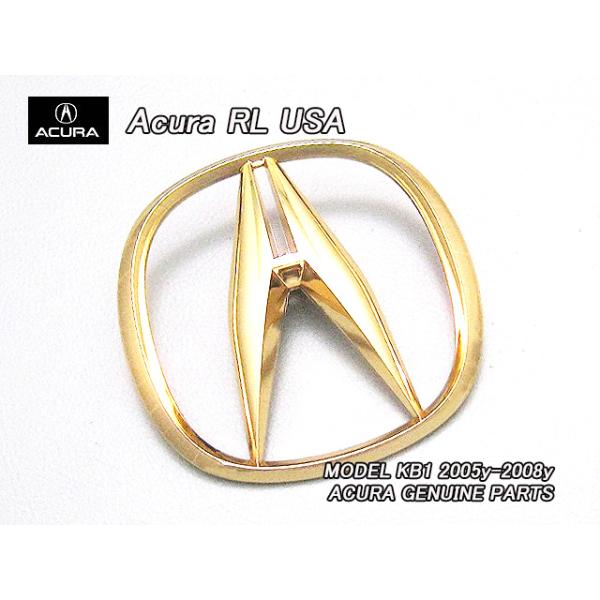 レジェンドKB1【ACURA】アキュラRL純正USエンブレム-フロントグリルA
