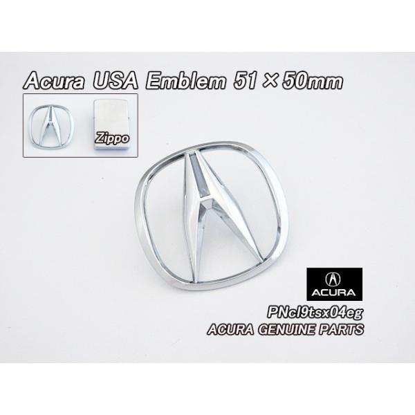アキュラAマーク【ACURA】51×50mm米国US純正エンブレム-ミニサイズ