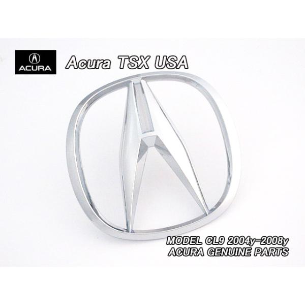 アキュラ TSX フロントグリル エンブレム純正 CU CW アコード ツアラー h215_4.jpg