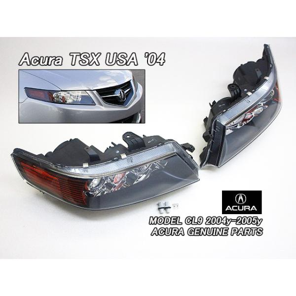 アコードCL7CL9前期【ACURA】アキュラTSX純正USヘッドライト左右 アコードCL7CL9前期【ACURA】アキュラTSX純正USヘッドライト左右