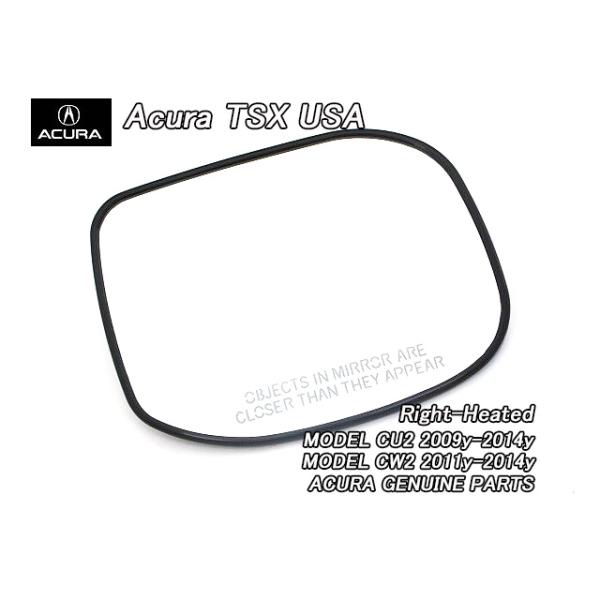 Aqu3ra CD2点セット（008） アコードCU1CU2【ACURA】アキュラTSXセダン純正USドアミラー