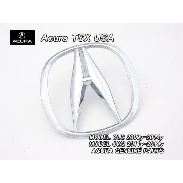 アキュラ TSX フロントグリル エンブレム純正 CU CW アコード ツアラー アキュラ TSX フロントグリル エンブレム純正 CU CW アコード