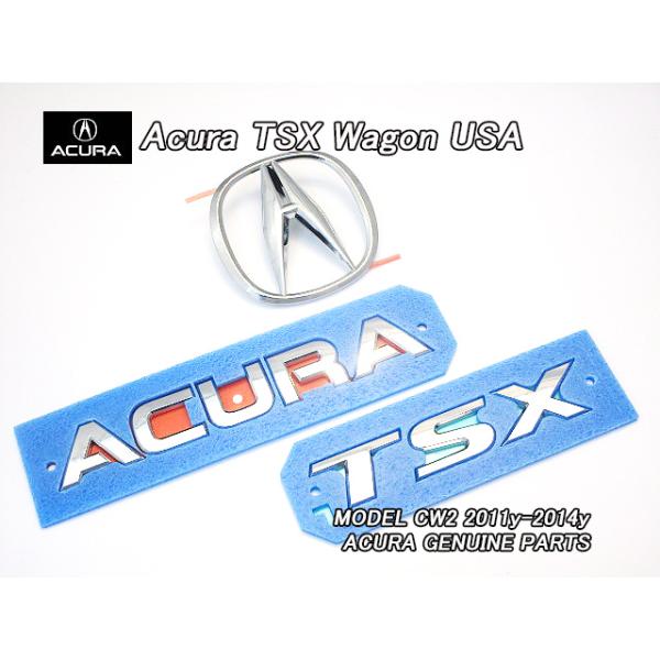アコードツアラーCW1CW2【ACURA】アキュラTSXワゴン純正USエンブレム