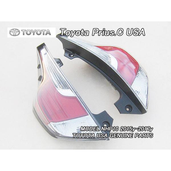 アクアNHP10中期【TOYOTA】トヨタPRIUS-C純正USテールライト左右 アクアNHP10中期【TOYOTA】トヨタPRIUS-C純正USテールライト左右