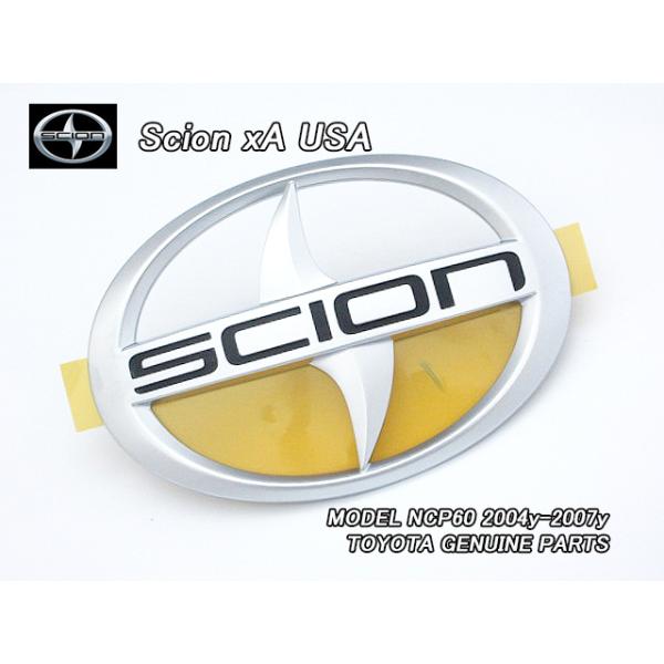スナリザモン　希少　エンブレム イストNCP60/SCION/サイオンxA純正USエンブレム-リアSCIONマーク/USDM
