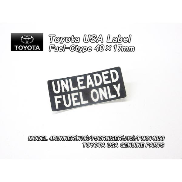 FJクルーザーJ15/TOYOTA/トヨタFJ-CRUISER純正USラベルFuel.Caution(C