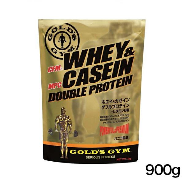 GOLD'S GYM（ゴールドジム）ホエイ＆カゼインダブルプロテイン（900ｇ）バニラ風味