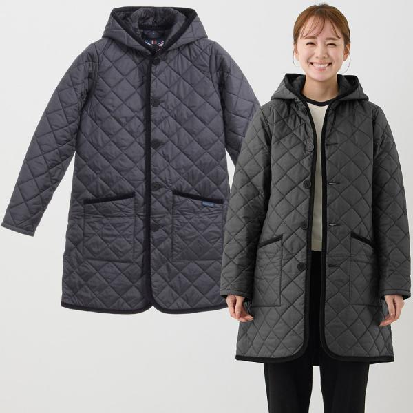 美品値下げLAVENHAM GUNTON ガントン ノーカラーキルティングコート t25022103.jpg