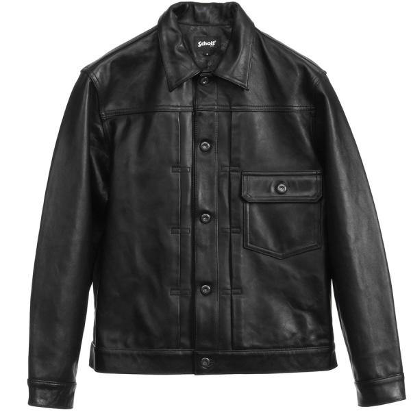 Schott N.Y.C（ショット） シープレザー トラッカージャケット 1st